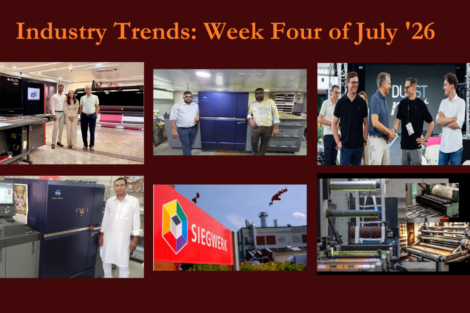PrintWeek news reports in the fourth week of July points to domestic growth, automation integration, and strategic industry evolution.
