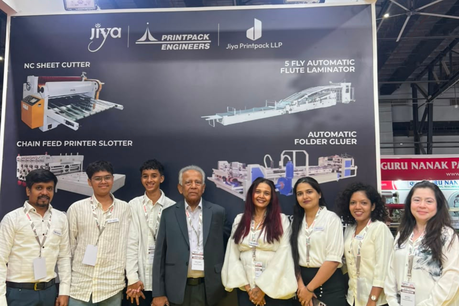 Riddhi Shah with her team of Printpack engineers