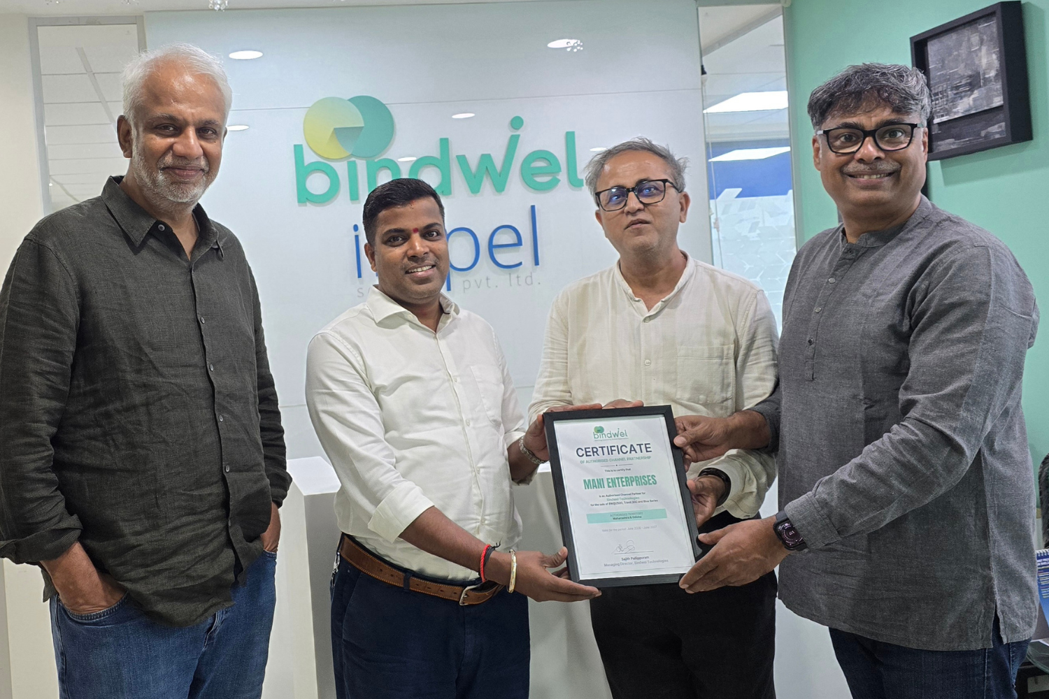 Bindwel appoints Mani Enterprises as Maharashtra channel partner
